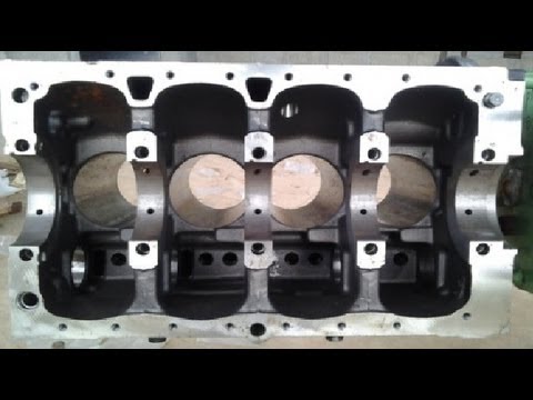 How engine cylinder block works