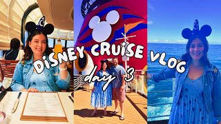 Disney Cruise Line Australia Vlog day 3 | PALO reservation | Character coffee | Pin hunting