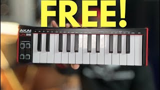 Video thumbnail for 🎹 I'm Giving This Away FREE! (Watch Till The End!) |Akai LPK25 MK2 Review| by John Mike
