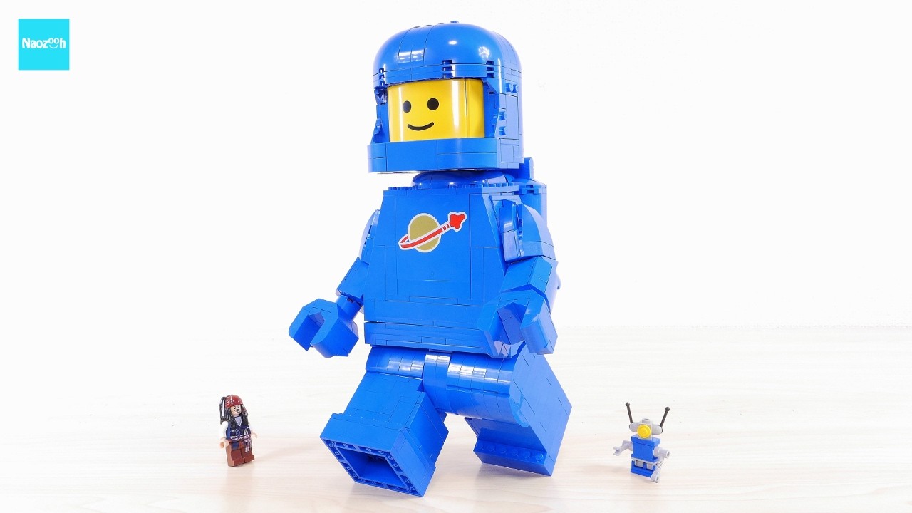 レゴ ミニフィギュア デラックスミニフィギュア宇宙飛行士 ブルー 40921／ LEGO Up-Scaled Blue Astronaut Minifigure Speed build