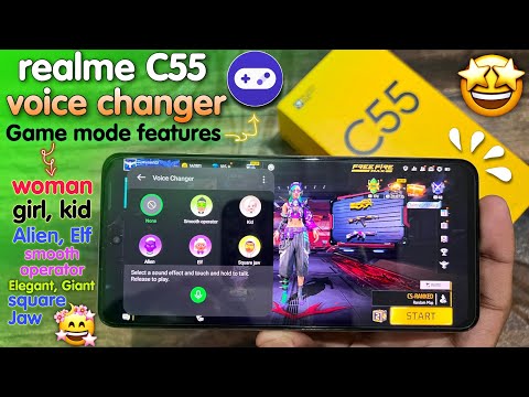 Realme C55 Game Mode features 😍 Voice changer Not Working?😞 Let's test📍Live...