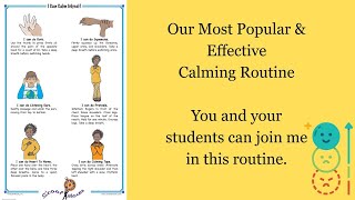 I Can Calm Myself Routine