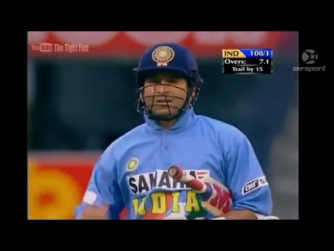 Sachin Tendulkar 72 off 27 Balls vs  New Zealand Cricket Max International 2002