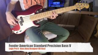 Video thumbnail for Fender American Standard Precision Bass V by Александр Голицын