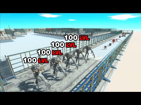 Scourge Squad Vs All Units Prison Death Run - Animal Revolt Battle Simulator