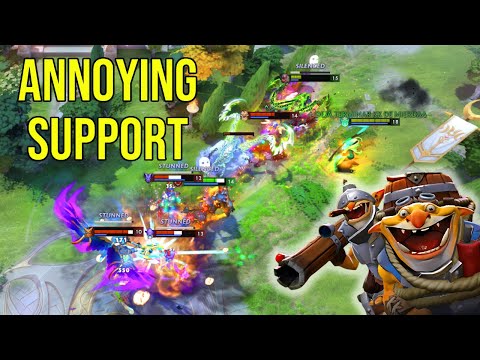 Annoying Pos4 Techies Makes Every Lane a Nightmare!|Dota 2 Highlights 7.39d