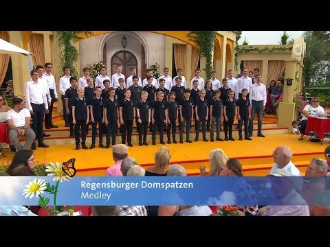 Die Regensburger Domspatzen singen ein "Volkslieder-Medley" @ "Immer wieder sonntags" am 22.07.2019