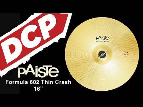 Paiste Formula 602 Thin Crash Cymbal 16" image 3