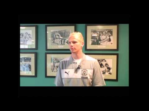 Hibernian - Ryan McGivern Pre-match v Motherwell, 26/10/2012