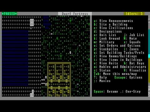 Let's Play Dwarf Fortress - 01 (Settling In)