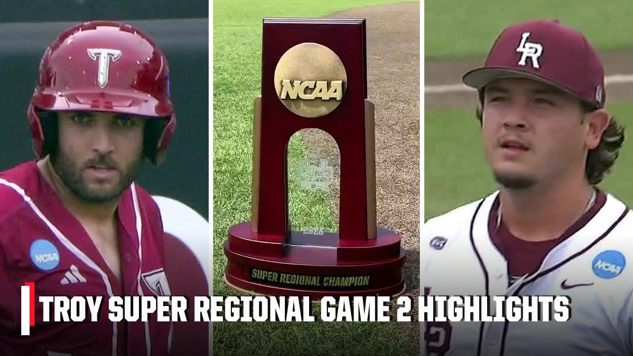 Troy Trojans vs. Little Rock Trojans | Super Regional Highlights | ESPN College Baseball