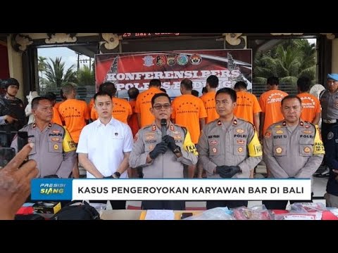 POLRES BADUNG TETAPKAN DUA TERSANGKA PENGEROYOKAN KARYAWAN BAR
