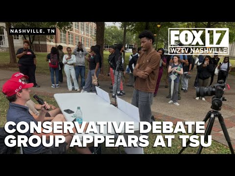 MAGA debate group at Tennessee State University escorted off campus after chaos erupts