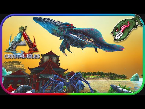 Ark: Crystal Isles | Taming Space Whales and Giant Crabs #7 (Modded Ark Crystal Isles)