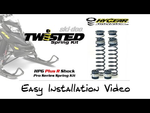 Hygear - Twisted Spring Kit Installation Ski-Doo HPG Plus R Shock