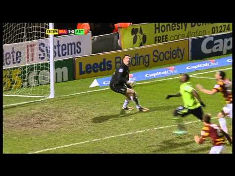 Bradford City 3 Aston Villa 1 8th January 2013 BBC Highlights