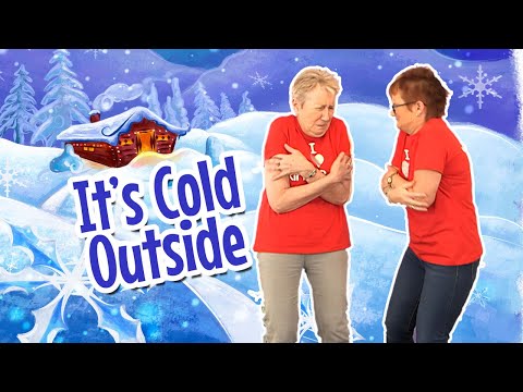 It's Cold Outside - Winter action song with echo and strong beat - Fun for kids!
