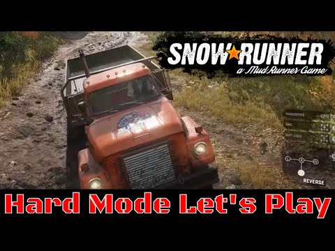 Snowrunner Hard Mode Let's Play | Fuel Woes | Episode 11