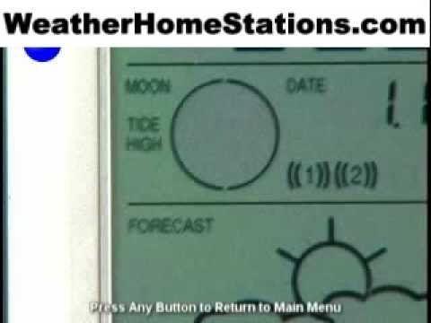 comment regler station meteo auriol