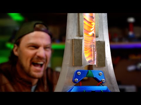 Building The First REAL Plasma Sword (30,000 Volts)