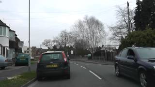 preview picture of video 'Driving On Bromyard Road, Tudor Way & Grenville Road, Worcester, England 28th March 2014'