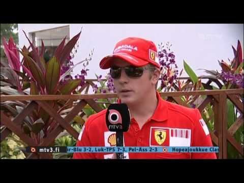 Kimi interview Singapore MTV3
