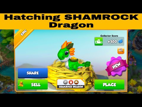 Hatching SHAMROCK Dragon || Dragon Mania legends