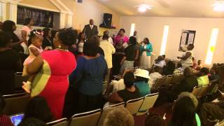 Worship moment at sanctuary of deliverance austin