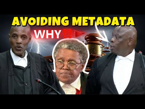 SHOCKING MOMENT ADVOCATE BALOYI AVOIDS ADVOCATE MNISI REQUEST TO REVIEW THE METADATA 🚩