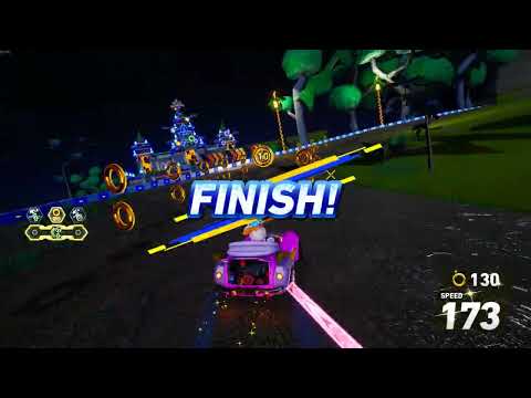 Sonic Racing Crossworlds Mystic Jungle Snake Shortcut and Item Defense Win