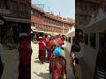 Monk praying in Nepal