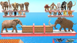 Prehistoric Mammals VS Modern Mammals | Which animal is stronger? Animal Revolt Battle Simulator