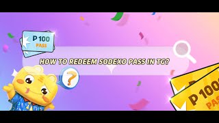 How to Redeem Sodexo Pass on Tongits Go? | Tongits Go Official