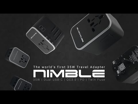 COMING SOON TO KICKSTARTER - Nimble - World First 35W Travel Adapter