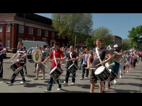 Royal British Legion Youth Band Brentwood - Blaze Away - Flash Mob
