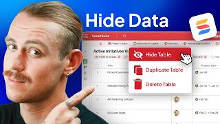 How to Hide Tables in SmartSuite