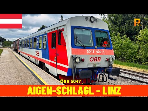 Führerstandsmitfahrt Aigen-Schlägl – Linz Urfahr (Mühlkreisbahn, ÖBB, Österreich, Mai 2025) 4K
