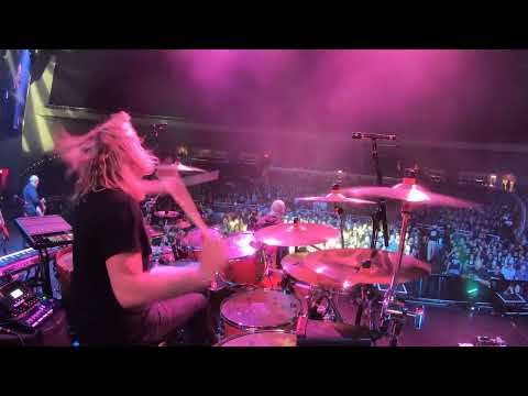 Devin Townsend Playing Kingdom Live In Los Angeles Drum Cam.
