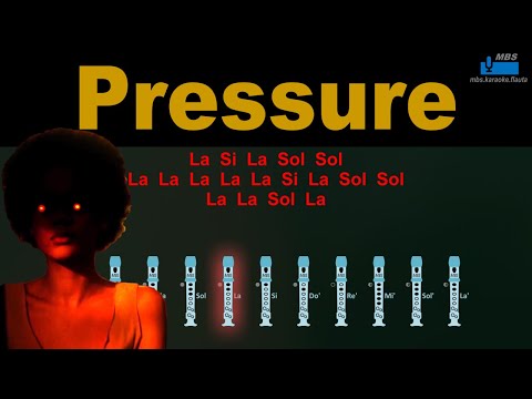 Pressure Martin Garrix Ft. Tove Lo Flauta Dulce Con Notas / Flute Recorder / Tutorial Tipo Karaoke