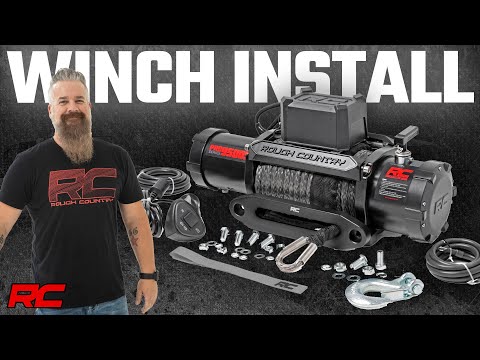Installing the 9500LB Pro Series Electric Winch [by Rough Country]