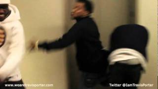 Travis Porter Gets In Fist Fight with each other and 2 Old People at Radio Station