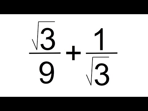 SUMA DE FRACCIONES CON RAÍCES. TRUCO. Matemáticas Básicas