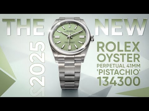 The New 2025 Rolex Oyster Perpetual 41mm 'Pistachio' 134300