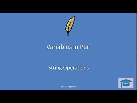 perl lec2 : string operations in perl