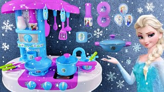 Download lagu 7 Minutes Satisfying with Unboxing Frozen Elsa Kitchen Playset, Disney Toys Collection | ASMR mp3