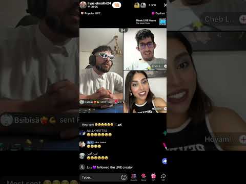 #ilyaselmalki Live Tik Tok mtal3ha 3la #cheblarbi bra irja3 dedicas😂😂😂😂😂