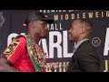 JERMALL CHARLO & BRANDON ADAMS GO FACE TO FACE IN HOUSTON AT KICK OFF PRESSER