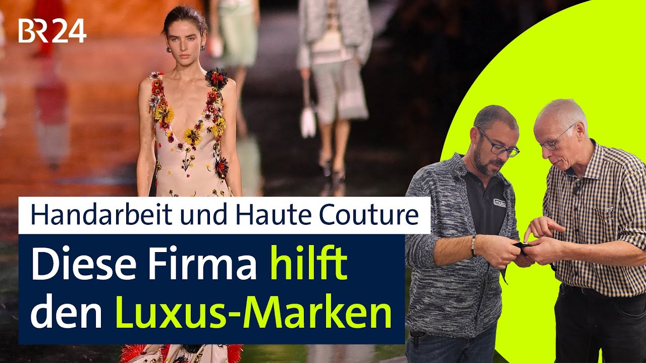 Wenn Dior und Co. nicht mehr weiterkommen: Diese Stickerei findet die Lösung | BR24 vor Ort