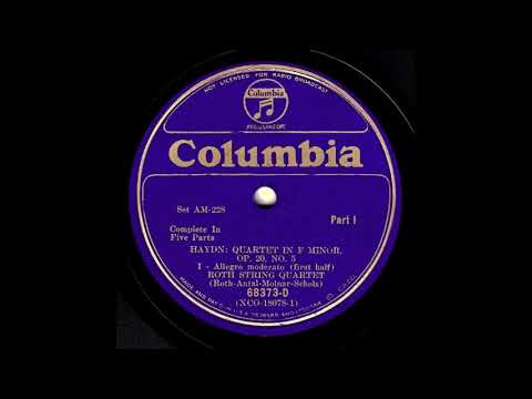 Haydn: Quartet in F minor, Op. 20, No. 5 - Roth Quartet