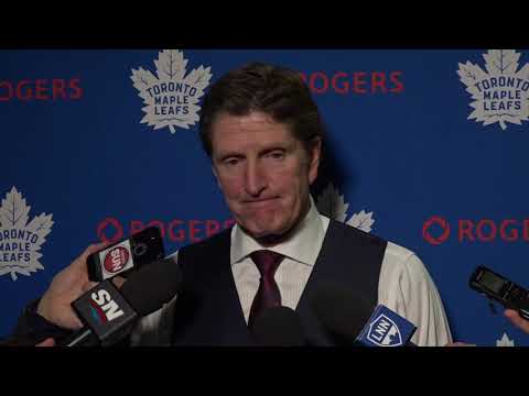 Maple Leafs Post Game: Mike Babcock - October 26, 2019